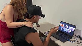 i pound my sexy colombian stepmom hard behind her husband's back