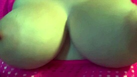 Italian milf artemisia love bounces huge natural tits in solo nipple fetish tease