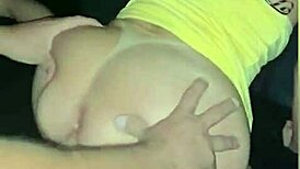 Your curvy wife bent over doggystyle by fat guy's monster cock cuckold watches