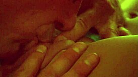 gorgeous blonde feels grateful sucking cock then riding cowgirl after his long night