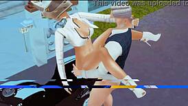 bad bitches in masks get their big asses pounded interracial anal compilation