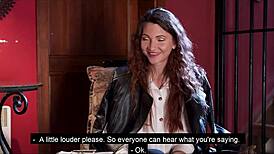 Pornstar's First Taste of Whipping Humiliation and Slave Degradation