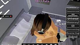 futa girlfriend gets huge tits fucked tight pussy