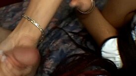 slutty brunettes devour cocks in wild orgy threesome frenzy