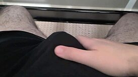 Working from home hits different with that quick office cumshot rush!
