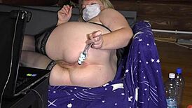 Busty Milf Webcam Dildo Session