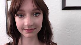 melanie marie spreads for first anal casting deepthroat facial cum whore