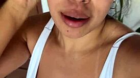 Kriss Hotwife Rides Bike in Tiny Bikini Morning Heat