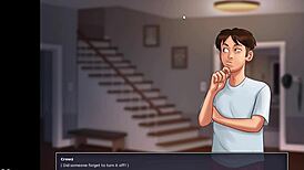 playing summertime saga with jenny on pink channel feels so real