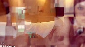 Nurse Greene's wild first blowbang sloppenheimer style explodes with cum