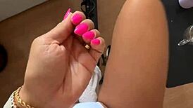 Kriss Hotwife Rides Bike in Tiny Bikini Morning Heat