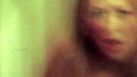 italian milf cougar gives sloppy profile blowjob in homemade couple fun