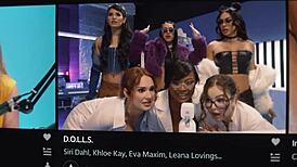 Lexi Luna's Mischievous Milf Lick Tests Laney Grey's Driving Focus Lesbian Scissoring