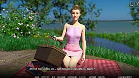 who knew horny college redhead teacher with hairy pussy gives monster cock blowjob in shower?