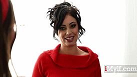 FFM Christmas toy gift spirals into mother-in-law hardcore threesome overload