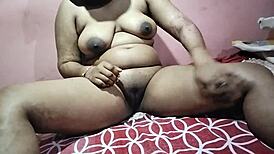 Indian Aunty Twerks Huge Natural Tits And Ass After Homemade First Time Sex