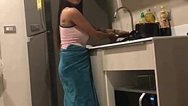 my eyes locked on those BIG BOOBS bouncing in thailand streets