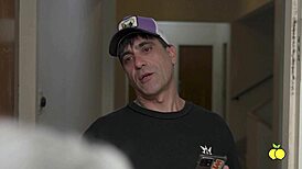 hey delivery boy, my hot blonde wife wants your cream pie in bed now!