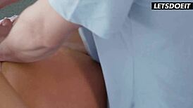 Step mom craves coach's monster cock riding it wildly till orgasm