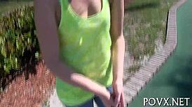 hot nikki lavay's tight pussy gets nasty rough fucked pov hardcore