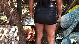 brazilian dude strikes again takes married woman to woods for tight anal