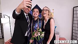 big booty stepmom rewards juan's college success with taboo pov arrangement