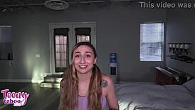 i feel her wet trimmed pussy gripping as tatted student nina creampies missionary