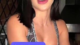 PETITE 18YO LATINA GOSTOSA GAGS SLoppy DEEPTHROAT ON CASTING - CUM MOUTHFUL!