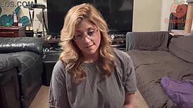 GET YOUR GRADES UP BY FUCKING STEPMOM'S BIG TITS MOUTH CUM!