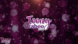 claire roos' petite blonde babysitter ass stretched wide in hotel creampie ride