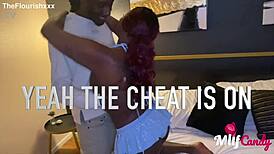 ms sexual chocolate rides mrblvckrose big black cock before hubby dinner