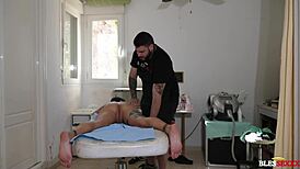 i-i love this milf's big fake tits during my massage happy endin' 😍