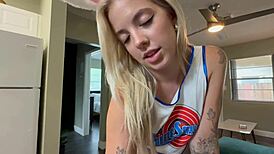hey naughty stepdaughter, caught post-halloween? ride my cock now