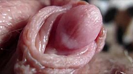 big clit trembles wildly in super close orgasm reveal