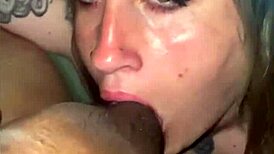 super slut homemade latina throats dick panties cum explosion