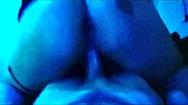 amber bounces wildly on daddy's thick cock in homemade clips