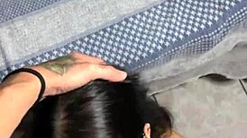 deepthroated wellington prado's huge cock sloppy then doggystyle filled my pussy with cum new zealand couple