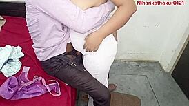 Stepsister and Stepbrother Caught Living Room