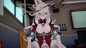 Genshin Impact Alice's Bondage Cowgirl DP Gangbang Collection