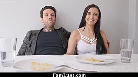 daddy rams giant cock deep in stepdaughter's tight pussy stretching her limits