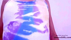 purple-haired model pounded hard during sofa audition fuck