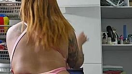 Watch Me Flash My Wet Pussy and Hard Cock in Solo Exhibitionist Masturbation