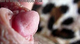 big clit trembles wildly in super close orgasm reveal