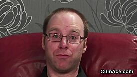 Horny babe swallows bukkake facial from pov blowbang crew 💦😈