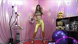 Chinese model sways seductively in captivating dance