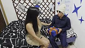 i came alone but stepsis takes my cock in her tight ass first time 😈🔥