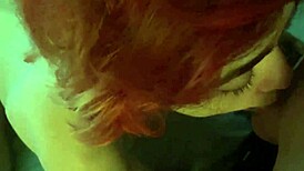 my horny redhead girlfriend's hairy pussy fingered then doggystyle pounded hard