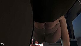 紫嫣 rides hard in sweaty fitness night with massive tits bouncing