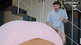 Step mom craves coach's monster cock riding it wildly till orgasm