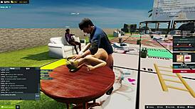 Lolivix takes three cocks anal in public 3dxchat outdoor slut fest